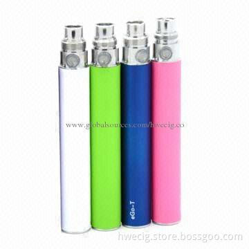 2014 Most Popular eGo-T 650/900/1,100/1,300mAh Batteries with 4.2V DC, 420mA Input Voltage